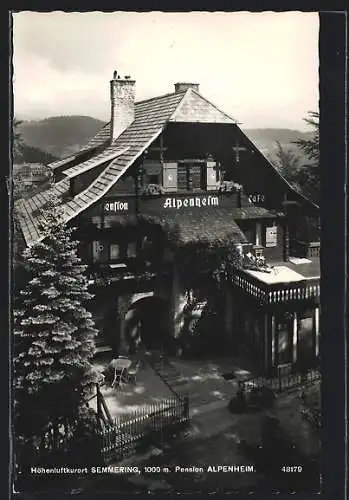 AK Semmering, Cafe-Pension Alpenheim