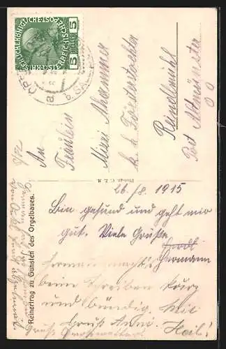 AK Oberndorf an der Salzach, Pfarrkirche, Innenansicht