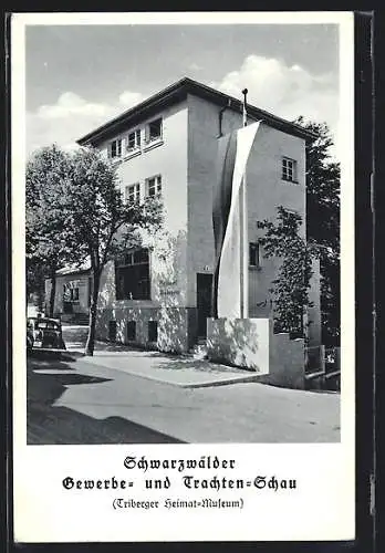 AK Triberg, Schwarzwälder Gewerbe- und Trachten-Schau im Heimat-Museum