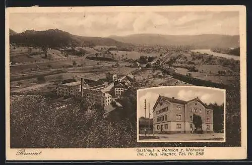 AK Brennet / Öflingen, Gasthaus - Pension zum Wehratal