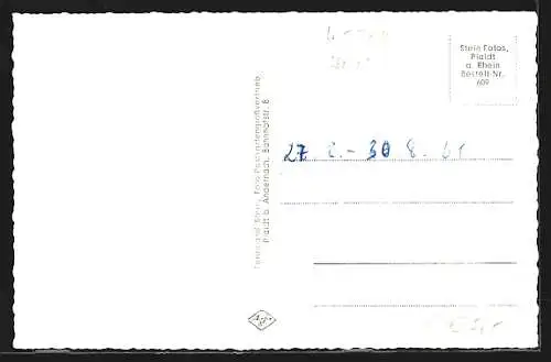 AK Wirges, Ortspanorama, Kirche, Fabrikgelände