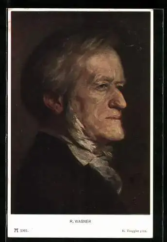 AK Portrait Richard Wagner im Alter