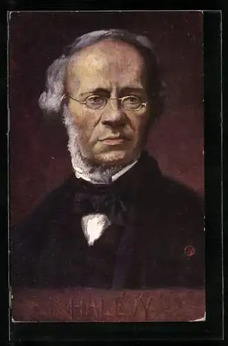 Künstler-AK Portrait vom Komponisten Halevy