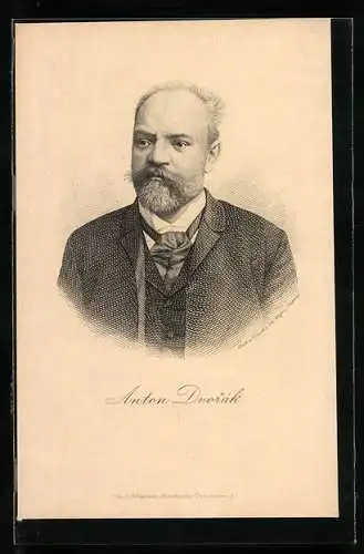Künstler-AK Anton Dvorak, Portrait des Komponisten