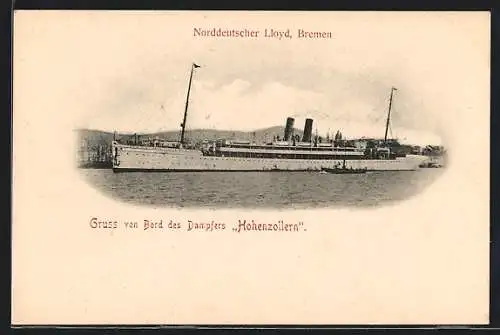 AK Dampfer Hohenzollern des Norddeutschen Lloyd