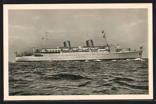 AK Passagierschiff Victoria auf See