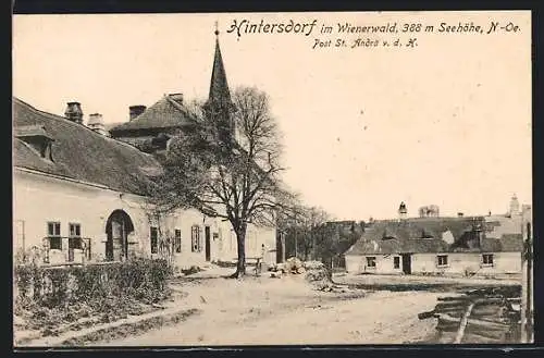 AK Hintersdorf, Platz vor der Kirche