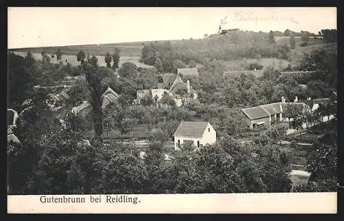 AK Herzogenburg-Gutenbrunn, Ortsansicht aus der Vogelschau