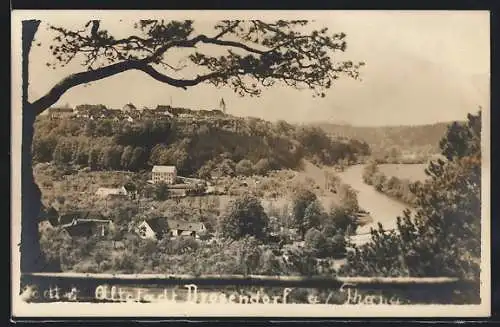 AK Drosendorf a. d. Thaya, Blick auf Stadt und Altstadt