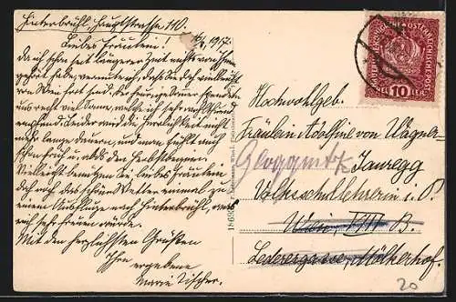 AK Hinterbrühl bei Mödling, Ortsansicht aus der Vogelschau