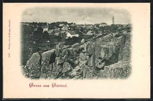 AK Gmünd, Blick auf den Ort