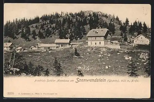 AK Sonnwendstein /Göstritz, Friedrich Schüler Alpenhaus