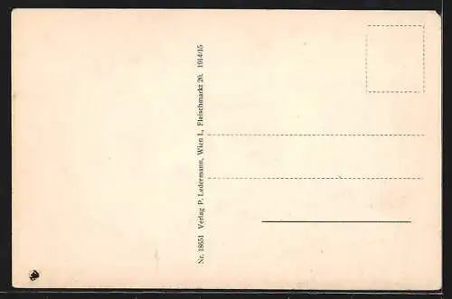 AK Weidling, Blick auf Ort und Kirche