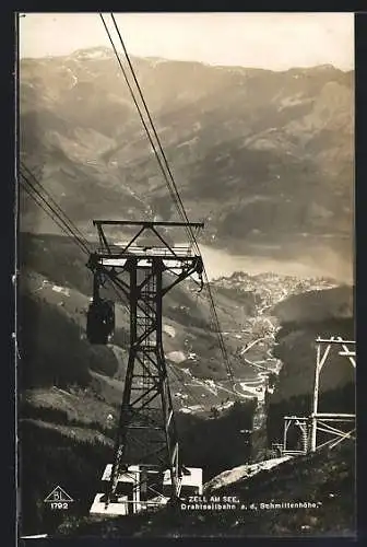 AK Zell am See, Drahtseilbahn a. d. Schmittenhöhe