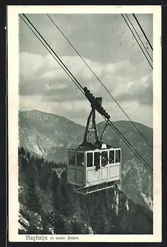 AK Raxbahn in voller Fahrt