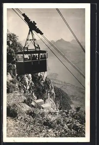 AK Veyrier-du-Lac, Telepherique, Cabine et Massif des Bauges