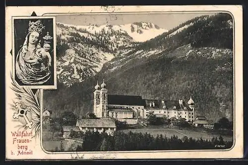 AK Frauenberg bei Admont, Blick auf die Wallfahrtskirche