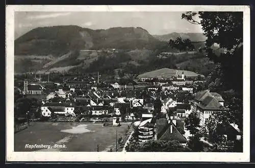 AK Kapfenberg /Stmk., Gesamtansicht aus der Vogelschau