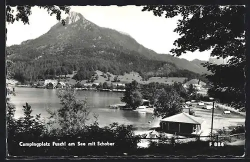 AK Fuschl am See, Campingplatz mit Schober