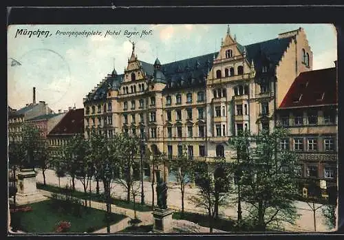 AK München, Hotel Bayerischer Hof am Promenadeplatz
