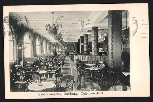 AK Duisburg, Café Kronprinz