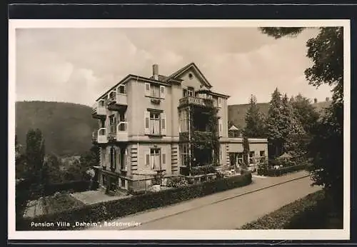 AK Badenweiler, Hotel-Pension Villa Daheim