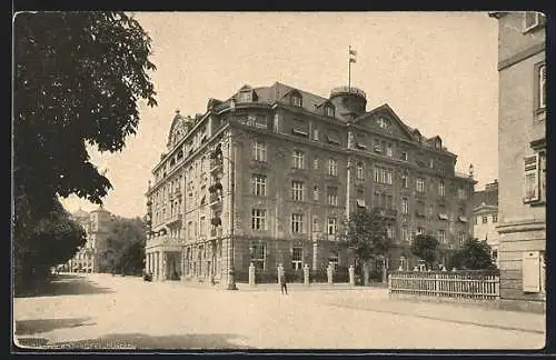 AK München, Regina-Palast-Hotel von der Strasse gesehen