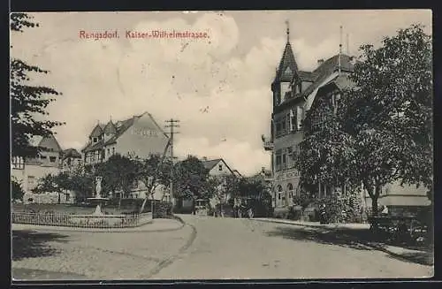 AK Rengsdorf, Hotel Richtmann in der Kaiser-Wilhelmstrasse