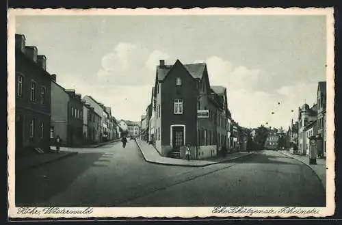 AK Höhr /Westerwald, Ecke Schützenstrasse Rheinstrasse