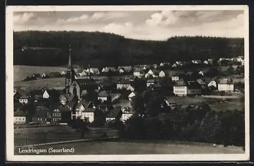 AK Lendringsen /Sauerland, Ortsansicht von oben