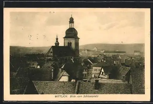 AK Wittlich, Blick vom Schlossplatz