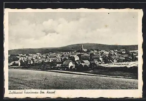 AK Frankenau / Hessen, Gesamtansicht mit zentraler Kirche