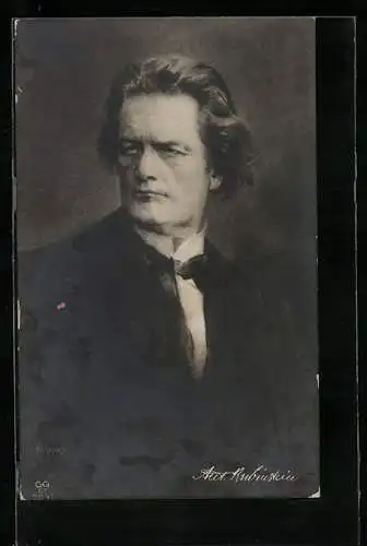 AK Portrait von Anton Rubinstein, Komponist