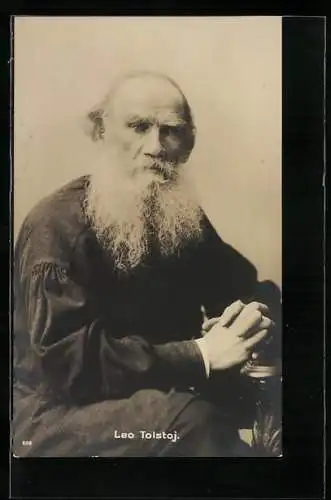 AK Leo Tolstoj, der Dichter im hohen Alter abgelichtet