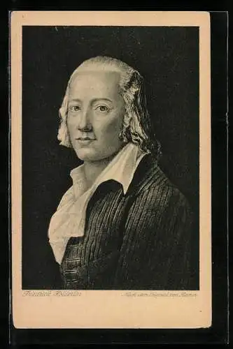 AK Portrait des Dichters Johann Christian Friedrich Hölderlin