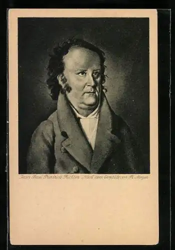 AK Jean Paul Friedrich Richter, Portrait des Dichters