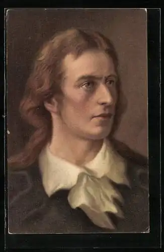AK Portrait des Dichters Schiller