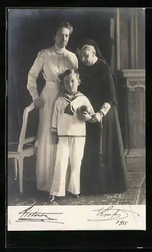 AK Grossherzogsfamilie von Baden