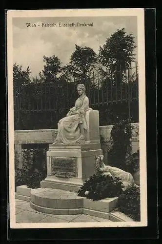 AK Wien, Das Kaiserin Elisabeth-Denkmal (Sissi)