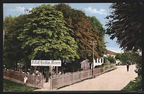 AK Weidling, A. Rath`s Meierei und Gasthaus zum Waldhof