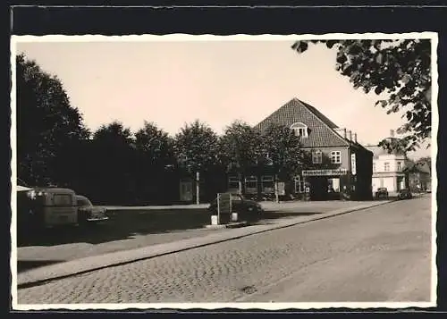 Foto-AK Leck, An Muesfeldt`s Hotel