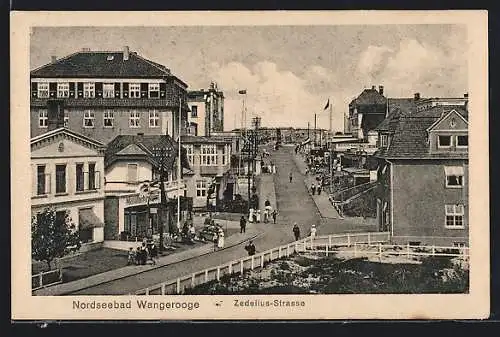 AK Wangerooge, Blick in die Zedeliusstrasse