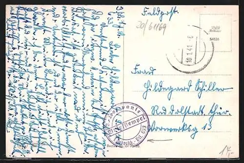 AK Friedberg / Hessen, Partie in der Kaserne