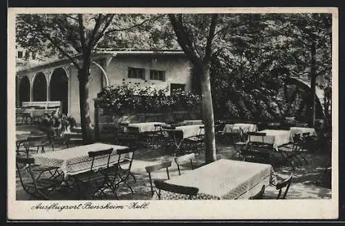 AK Bensheim-Zell, Gasthaus u. Café zur Mühle