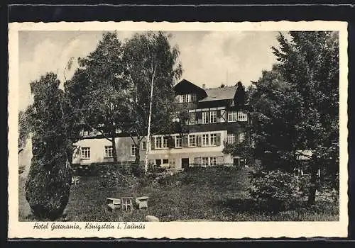 AK Königstein / Taunus, Blick zum Hotel Germania