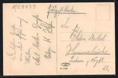 AK Holzwickede, Häuser und Villen an der Alleestrasse