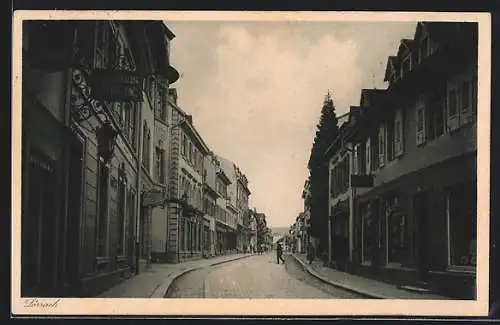 AK Lörrach, Blick in die Tumringerstrasse