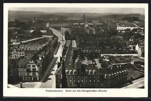 AK Kaiserslautern, Blick auf die Königstrassen-Blocks