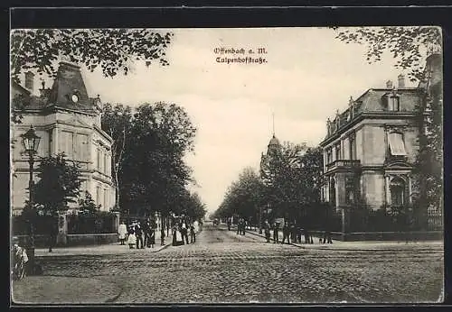 AK Offenbach a. M., Blick in die Tulpenhofstrasse