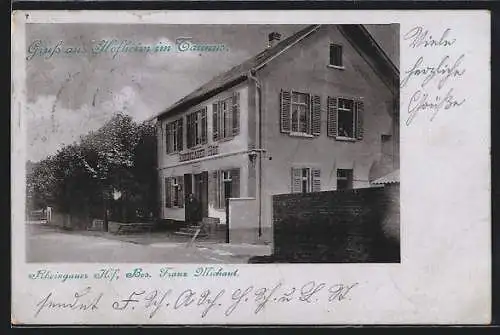 AK Hofheim im Taunus, Gasthaus Rheingauer Hof, Inh. Franz Michaut